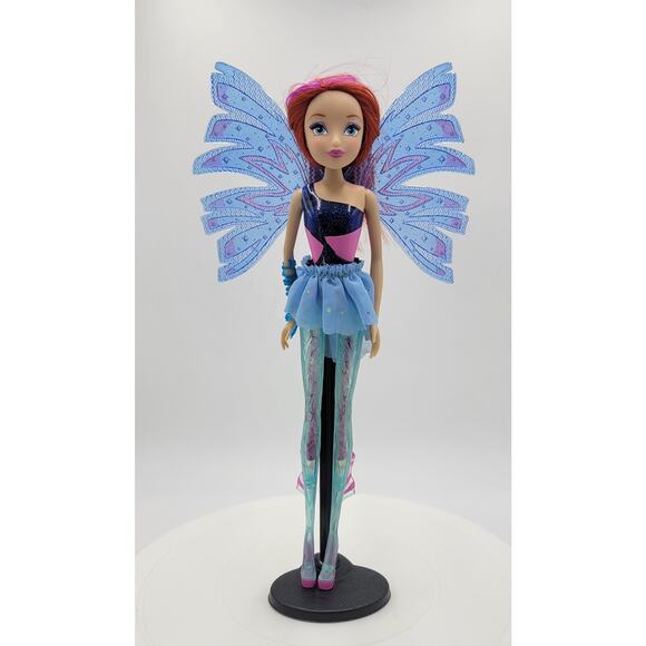 Winx Club Doll Sirenix Bloom Sparkling Lights Fairy Doll 12" Tall Battery Power - Picture 1 of 12